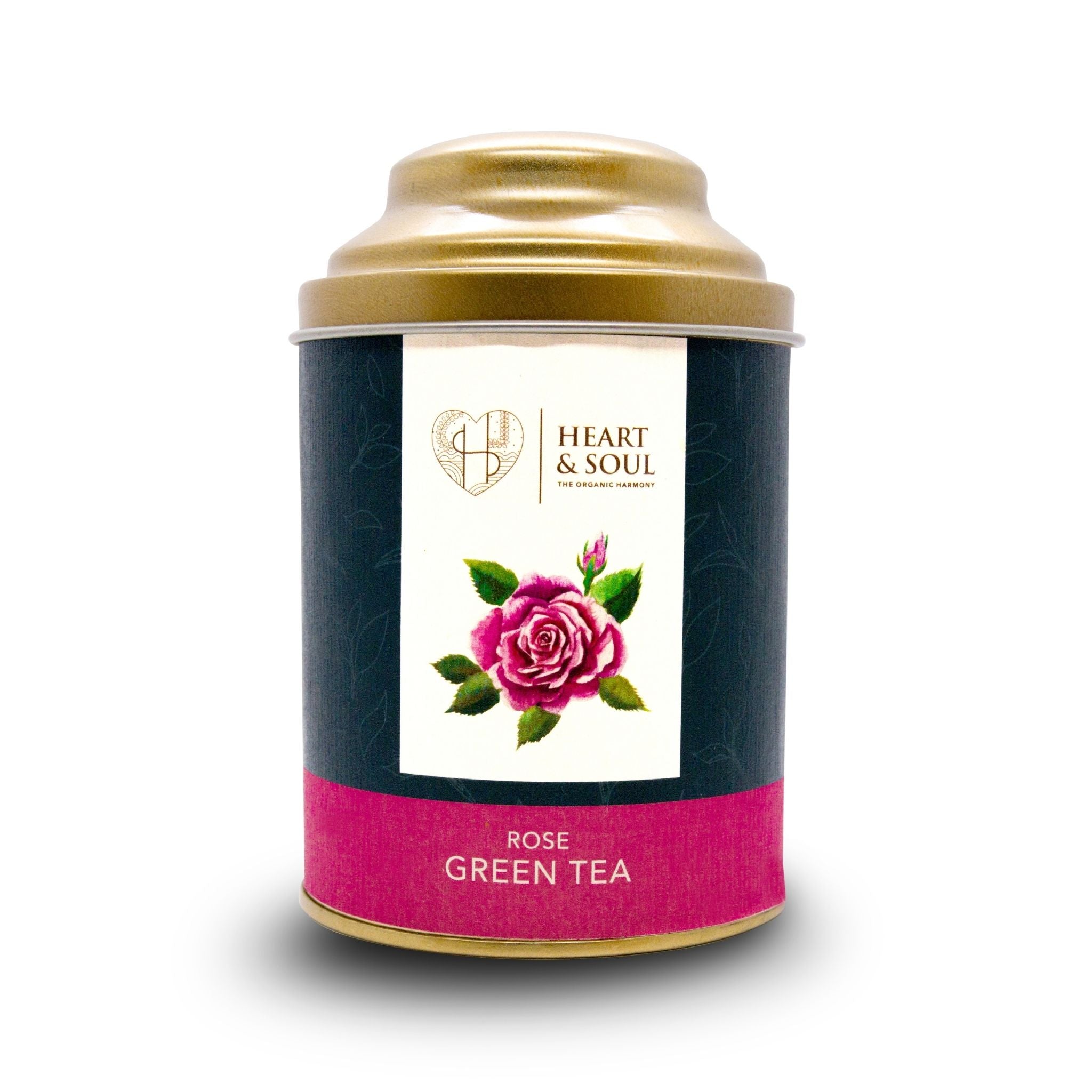 Rose Green Tea with mulethi & peppermint